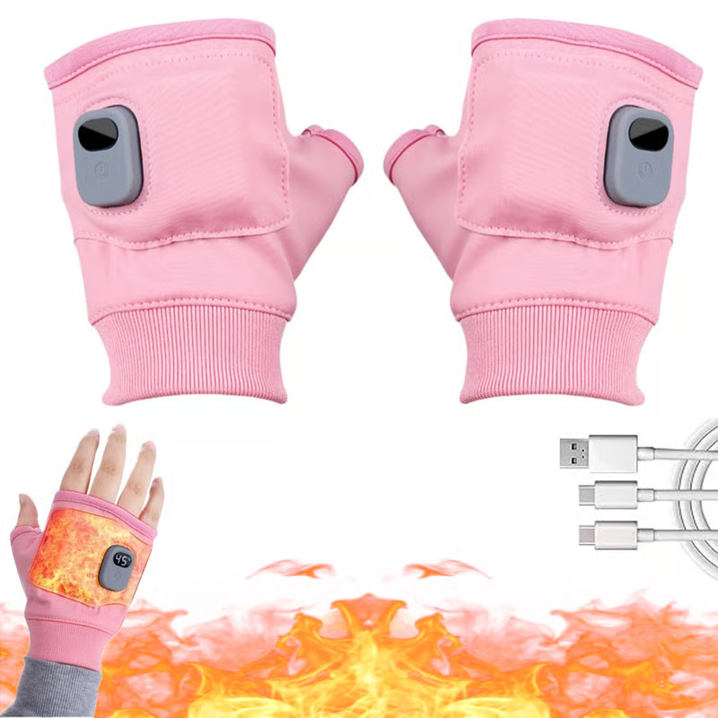 Digital Display Heated Gloves