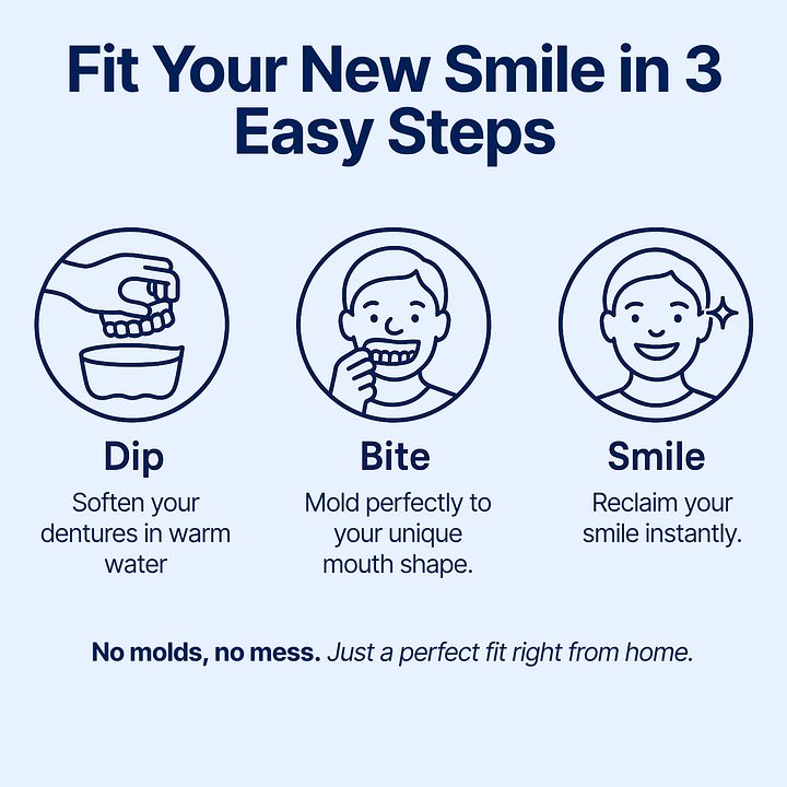 Custom-Fit Functional Dentures — Perfectly Fitted in Minutes at Home - Image 7