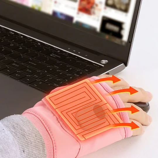 Digital Display Heated Gloves