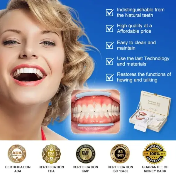 Affordable –Advanced Customized Full Denture Set🦷 - Image 6