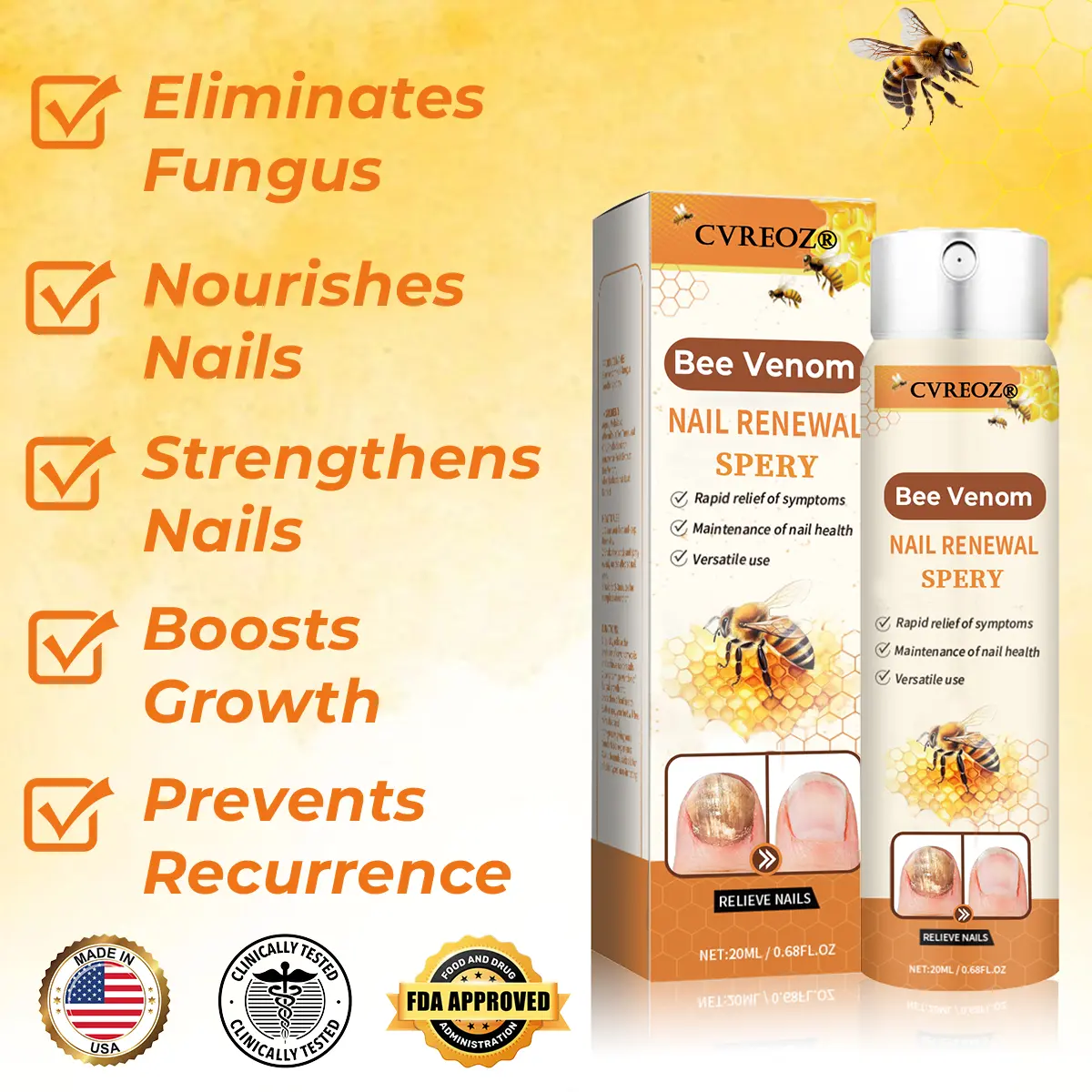 Bee Venom Nail Renewal Spray - Image 2