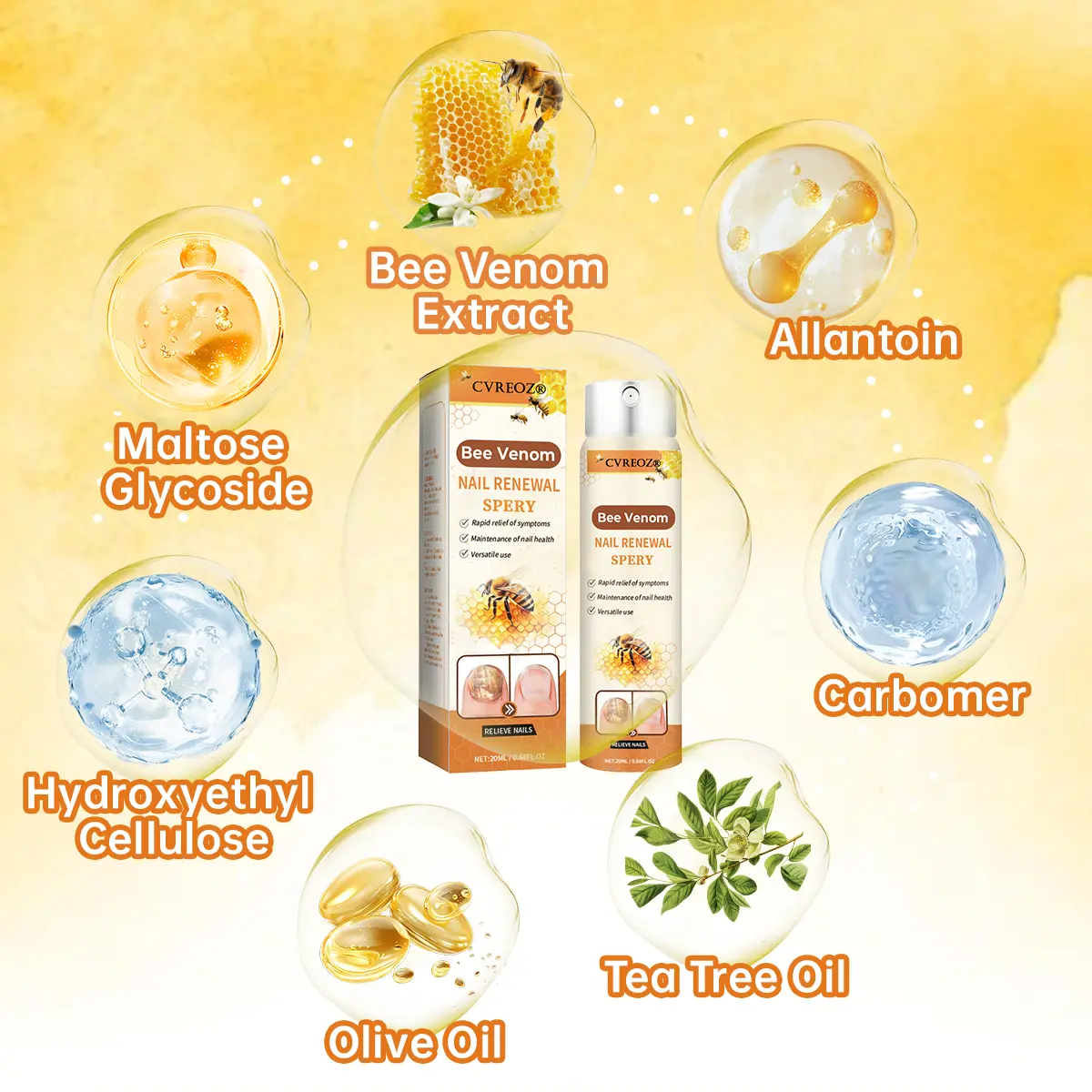 Bee Venom Nail Renewal Spray - Image 4