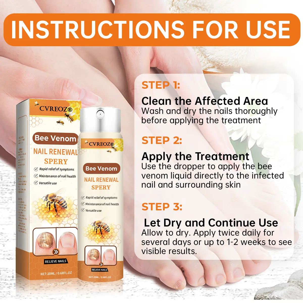 Bee Venom Nail Renewal Spray - Image 5