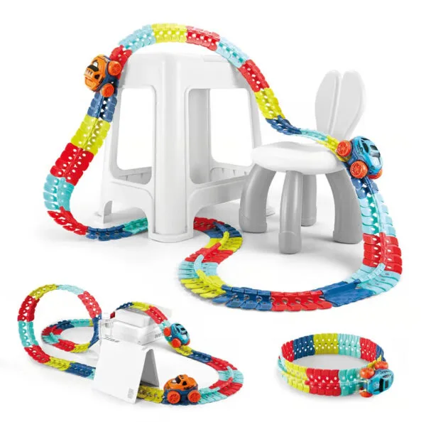 Flexible Race Car Track Toy for Kids
