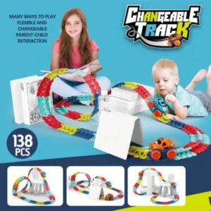 Flexible Race Car Track Toy for Kids