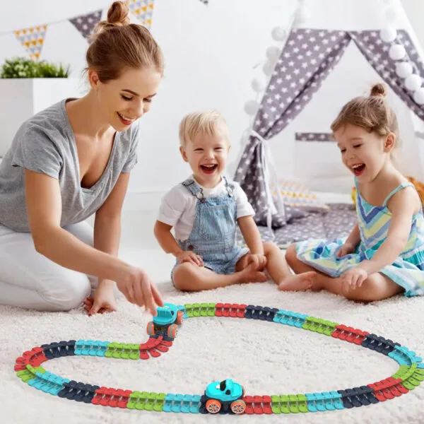 Flexible Race Car Track Toy for Kids
