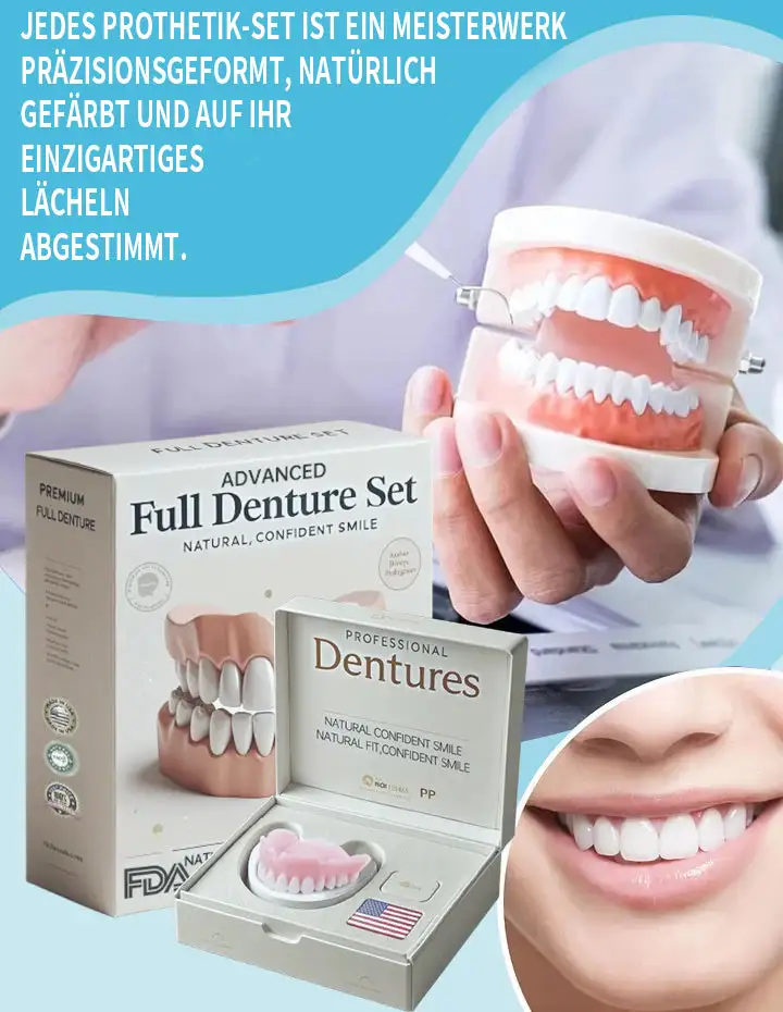 🦷 Fortgeschrittenes, maßgeschneidertes Vollprothesen-Set 🦷 (⏰ Limitierter Rabatt, nur noch 30 Minuten verfügbar ⏰) - Image 4