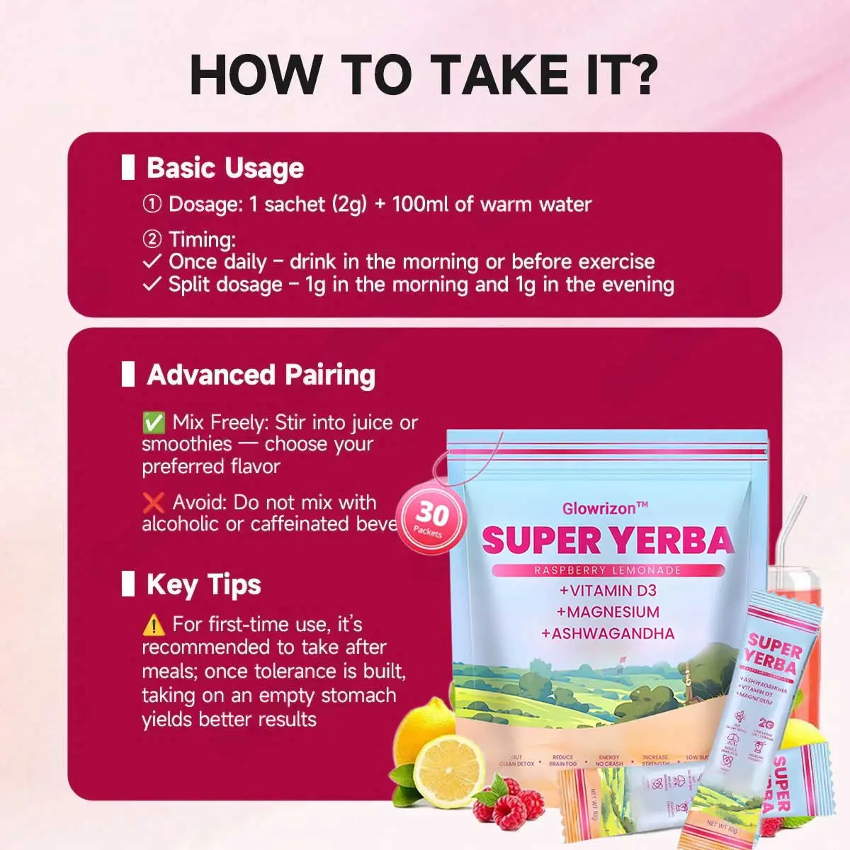 Blood Sugar Support Super Yerba Mate Instant Tea Powder - Image 14