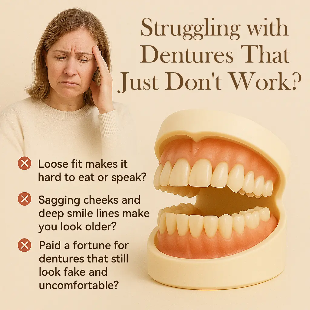 ๐ฑโ๐๐ฆ- ๐๐ซ๐๐ฆ๐ข๐ฎ๐ฆ ๐๐๐ง๐ญ๐ฎ๐ซ๐- (โจSuitable for all mouth shapes, custom-made dentures for a perfect fitโจ๏ผ - Image 11