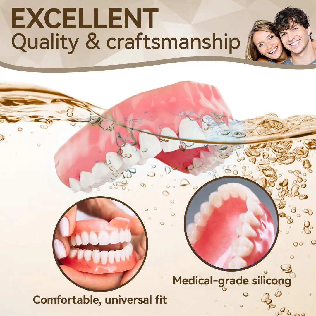 ๐ฑโ๐๐ฆ- ๐๐ซ๐๐ฆ๐ข๐ฎ๐ฆ ๐๐๐ง๐ญ๐ฎ๐ซ๐- (โจSuitable for all mouth shapes, custom-made dentures for a perfect fitโจ๏ผ - Image 10