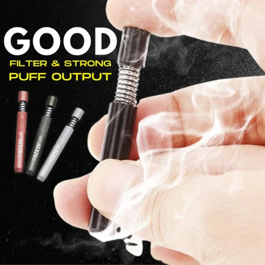 Aluminum Puff Smoking Pipe - Image 2