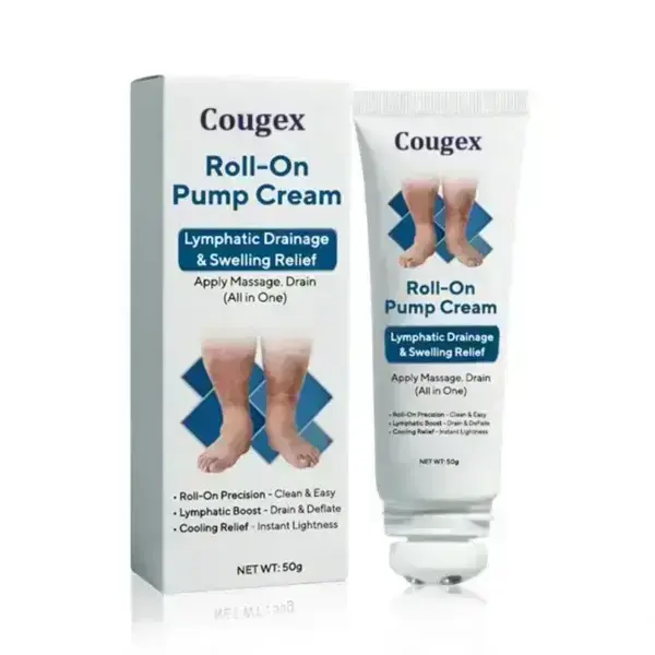 Roll-On Pump Cream for Lymphatic Drainage & Swelling Relief - Image 2