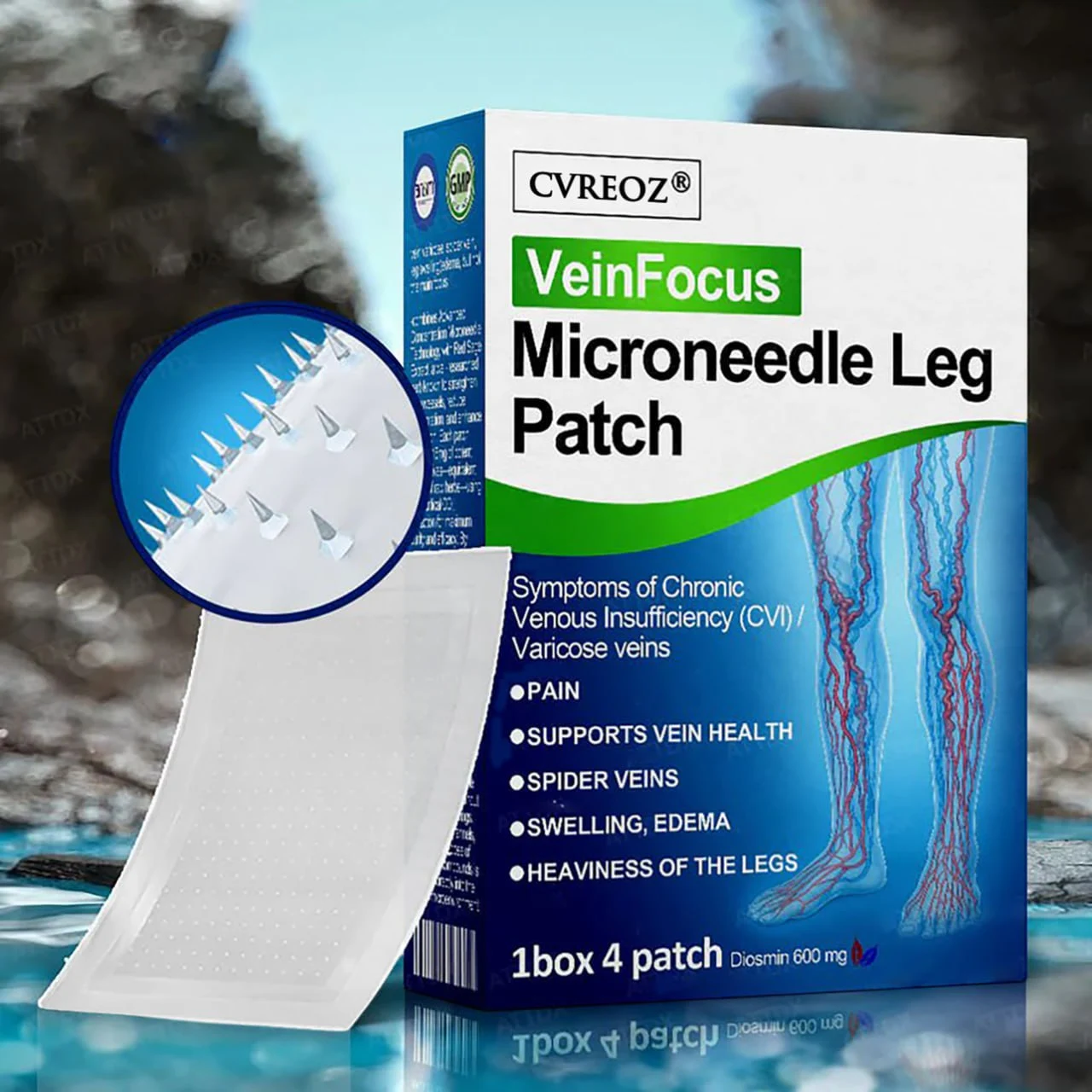 Microneedle Leg Patch