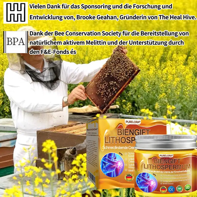 🐝 Offizieller Bee Venom & Lithospermum Comfort Cream Wenn Gehen, Stehen oder Schlafen unangenehm wird — tägliche Schmerzlinderung & Knochenkomfort für ältere Erwachsene - Image 3
