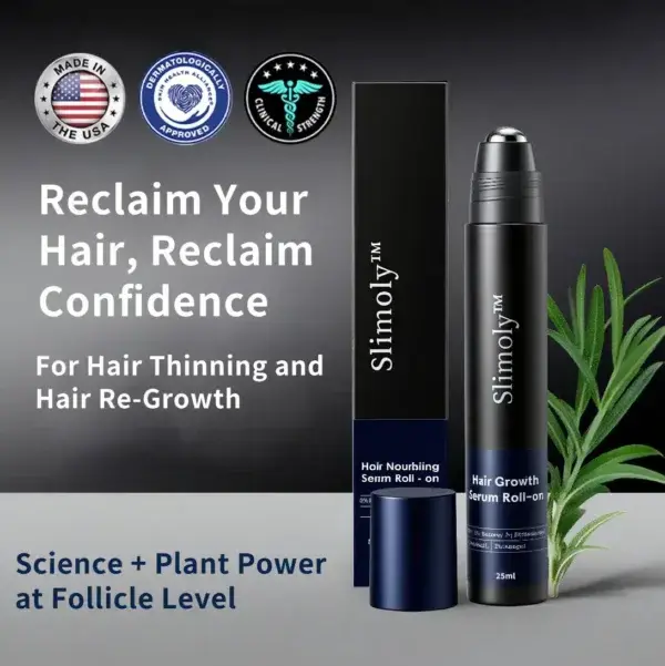 Professional Anti-Hair Loss Roll-On – Stimulates Hair Growth in 1–2 Weeks