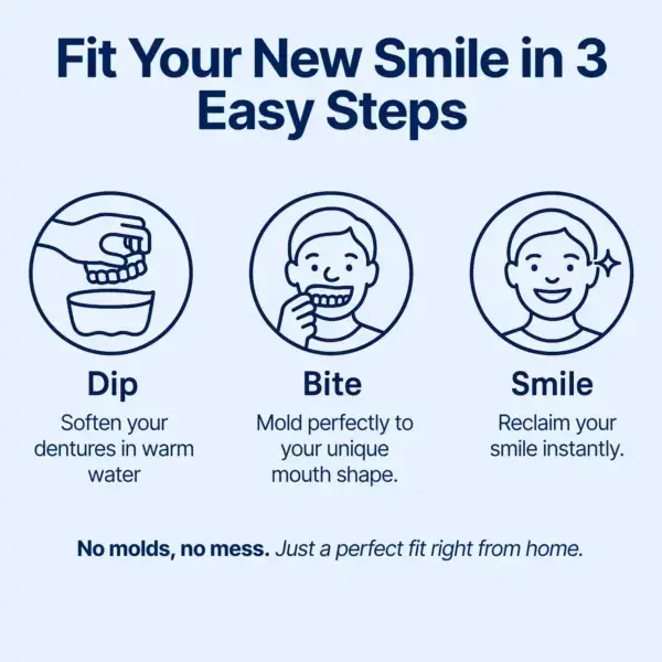 Custom-Fit Functional Dentures – Perfectly Fitted in Minutes at Home - Image 12