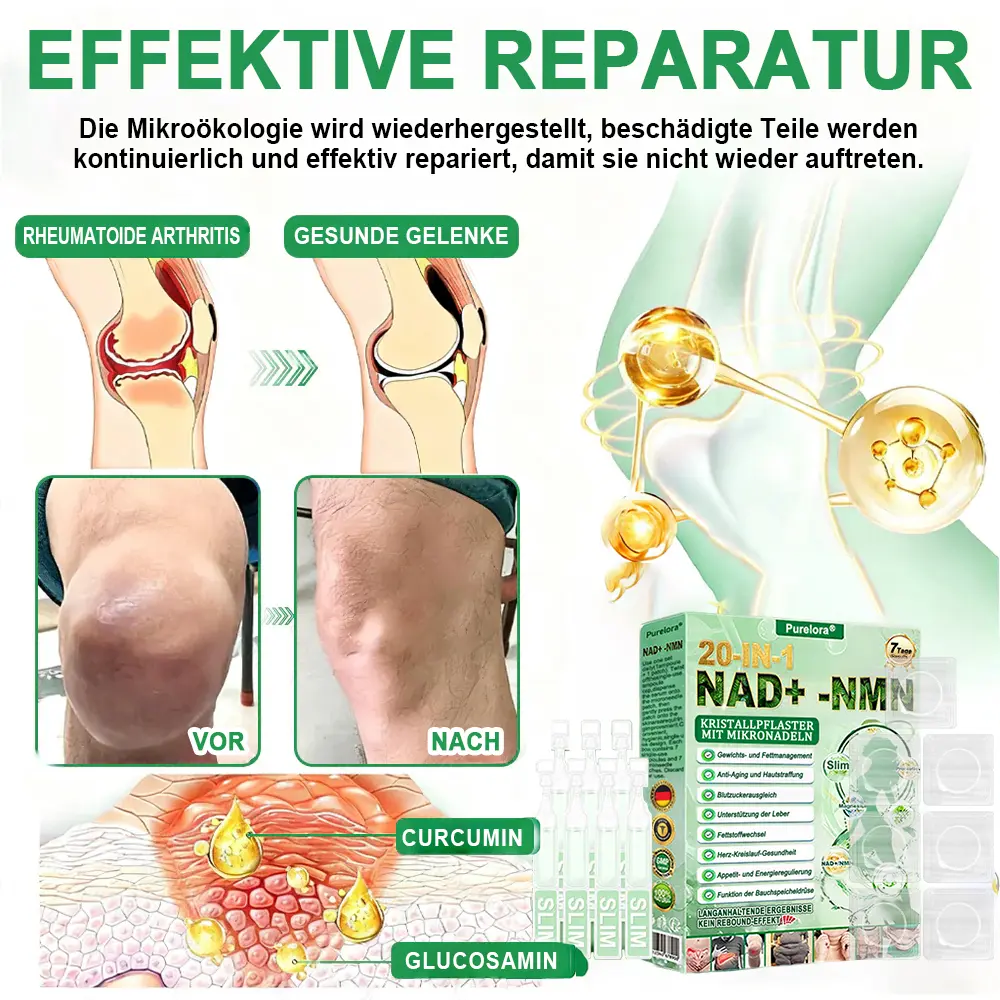 🔥 Neu eingetroffen | 1064 Crystal Microneedle Nano-System mit NAD⁺-Aktivierung & 20-in-1 Slim- & Healthy-Patch-Lösung - Image 12