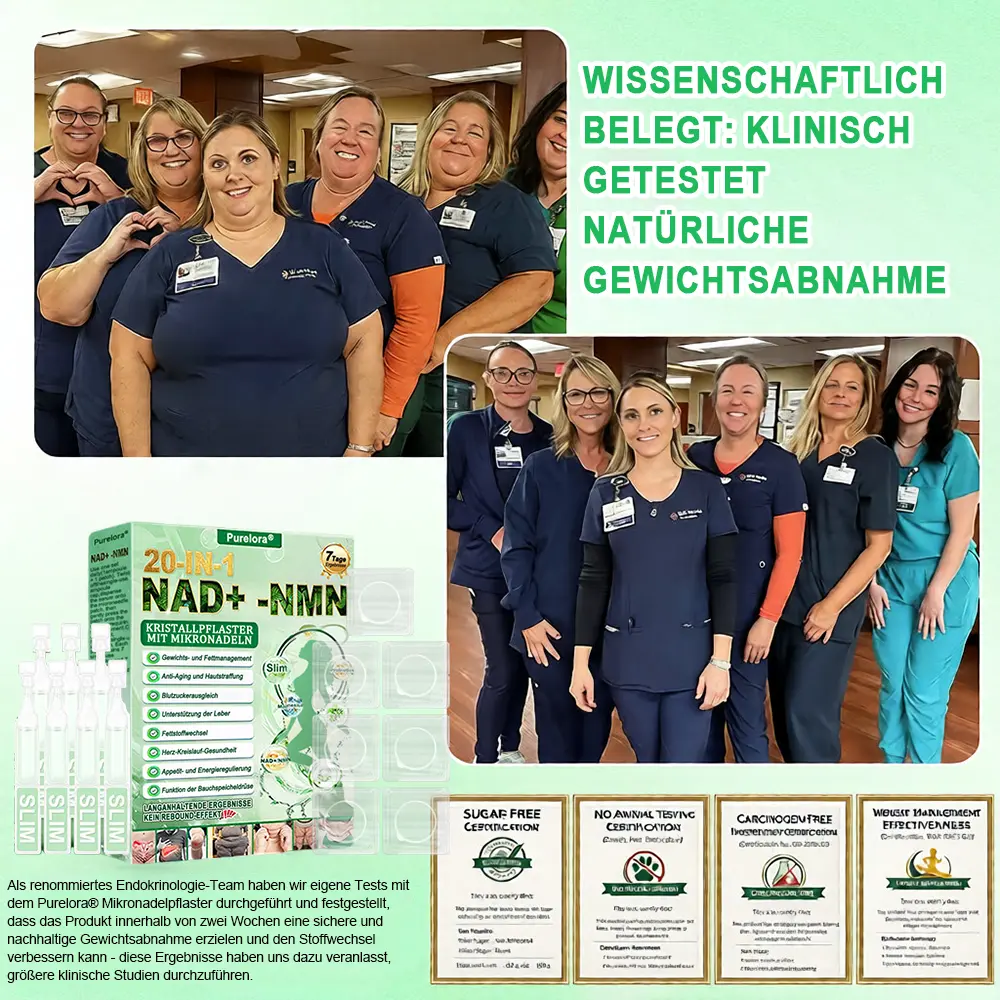 🔥 Neu eingetroffen | 1064 Crystal Microneedle Nano-System mit NAD⁺-Aktivierung & 20-in-1 Slim- & Healthy-Patch-Lösung - Image 5