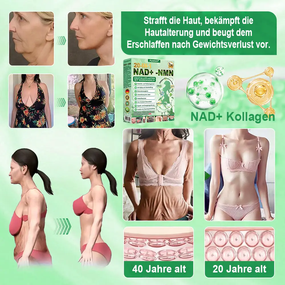 🔥 Neu eingetroffen | 1064 Crystal Microneedle Nano-System mit NAD⁺-Aktivierung & 20-in-1 Slim- & Healthy-Patch-Lösung - Image 11