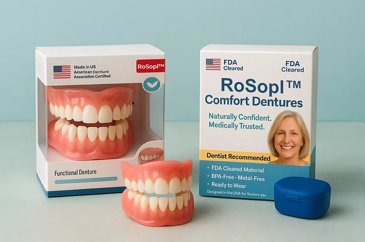 Functional Dentures – Dentist Recommended for Seniors 45+ | Made in USA | FDA Cleared - Image 3