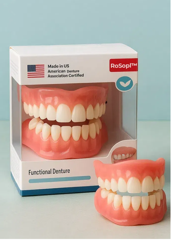 Functional Dentures – Dentist Recommended for Seniors 45+ | Made in USA | FDA Cleared - Image 2