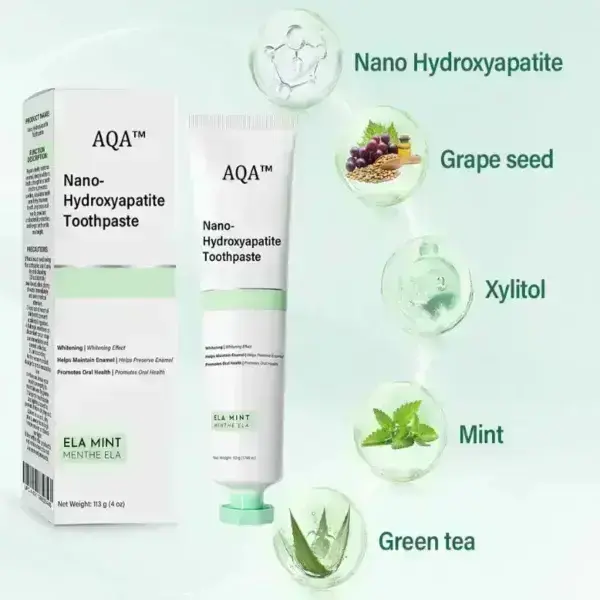 Fluoride-Free Nano Hydroxyapatite Toothpaste